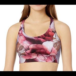 Onzie warrior sports bra floral print size S